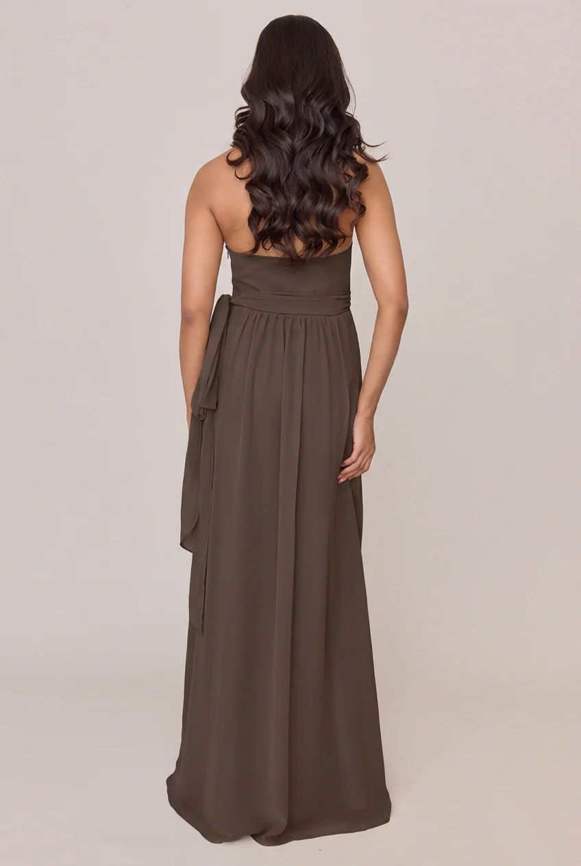 Hannah Chiffon Faux Wrap Dress | Made To Order - Image 156
