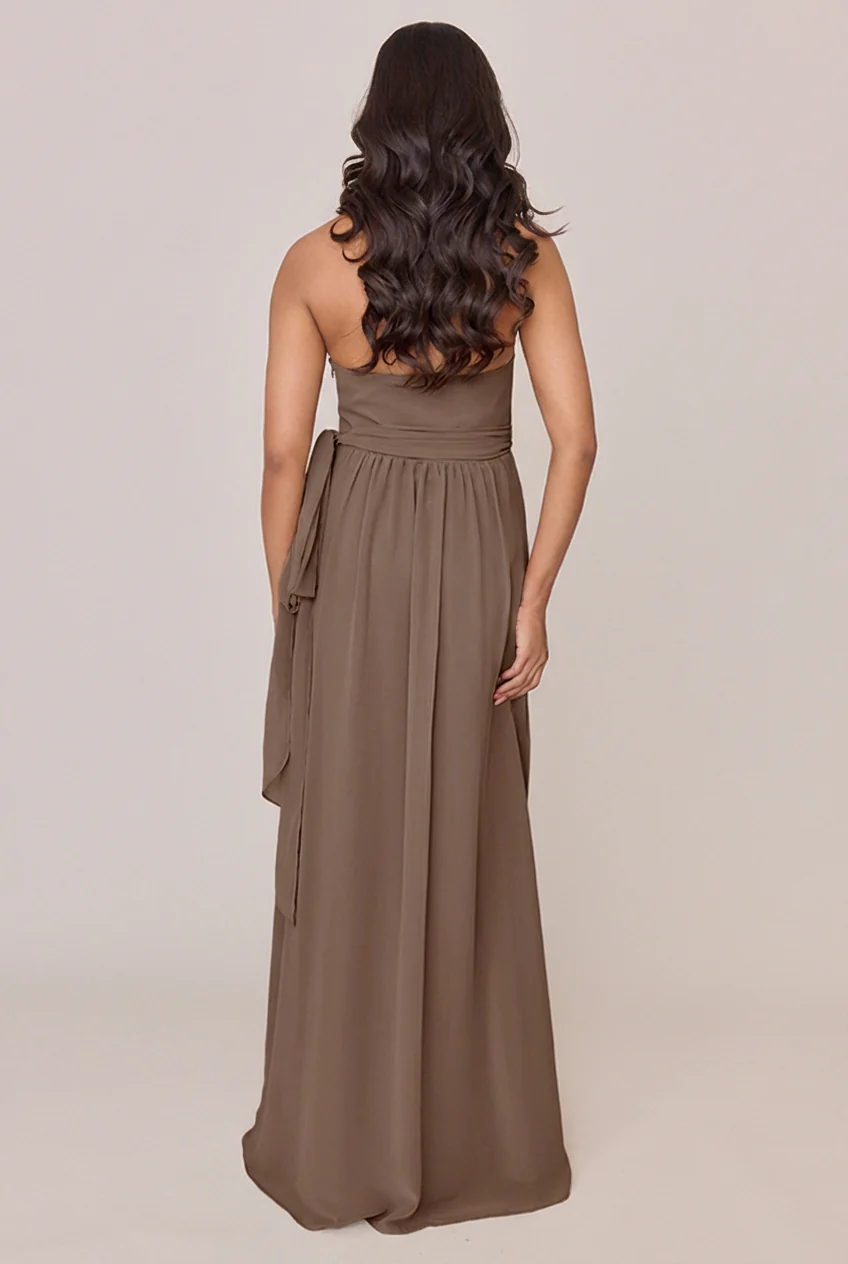 Hannah Chiffon Faux Wrap Dress | Made To Order - Image 157