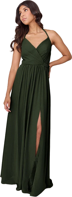 Hannah Chiffon Faux Wrap Dress | Made To Order - Image 16