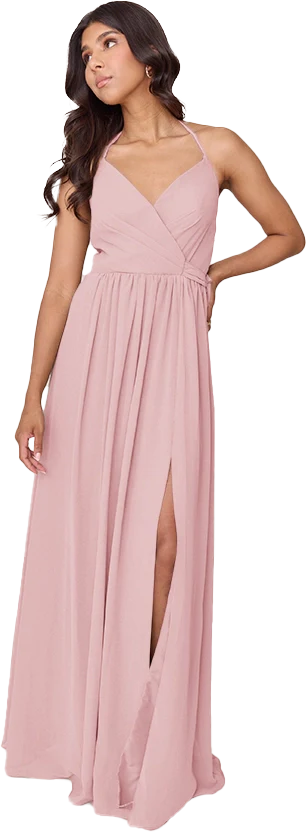 Hannah Chiffon Faux Wrap Dress | Made To Order - Image 22