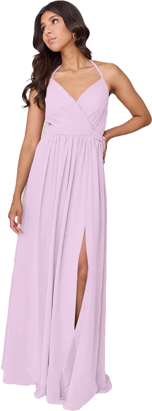 Hannah Chiffon Faux Wrap Dress | Made To Order - Image 37