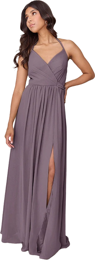 Hannah Chiffon Faux Wrap Dress | Made To Order - Image 49