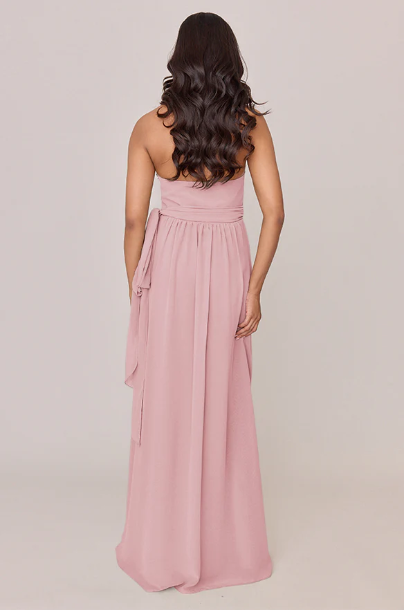 Hannah Chiffon Faux Wrap Dress | Made To Order - Image 58