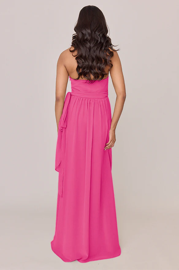 Hannah Chiffon Faux Wrap Dress | Made To Order - Image 7