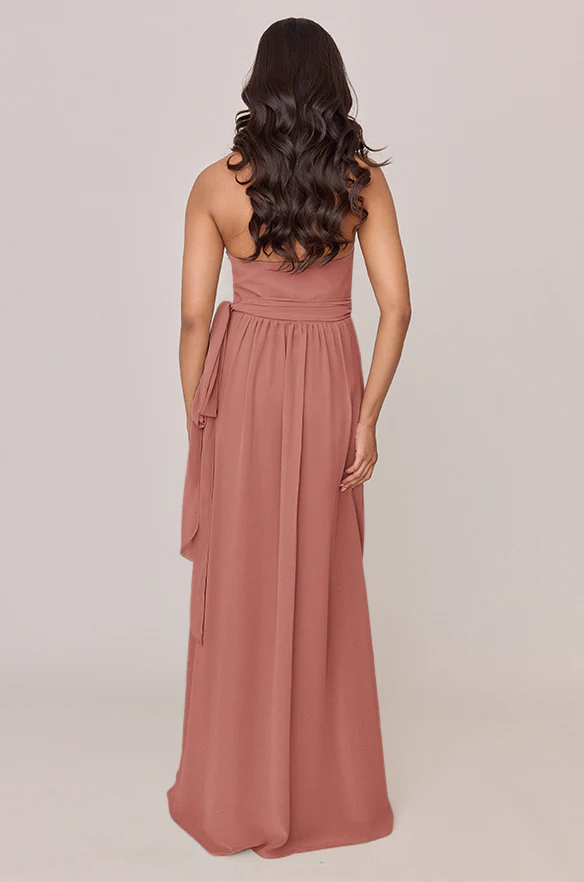 Hannah Chiffon Faux Wrap Dress | Made To Order - Image 72