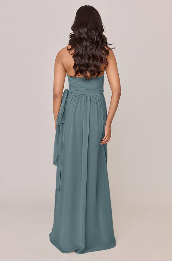 Hannah Chiffon Faux Wrap Dress | Made To Order - Image 78