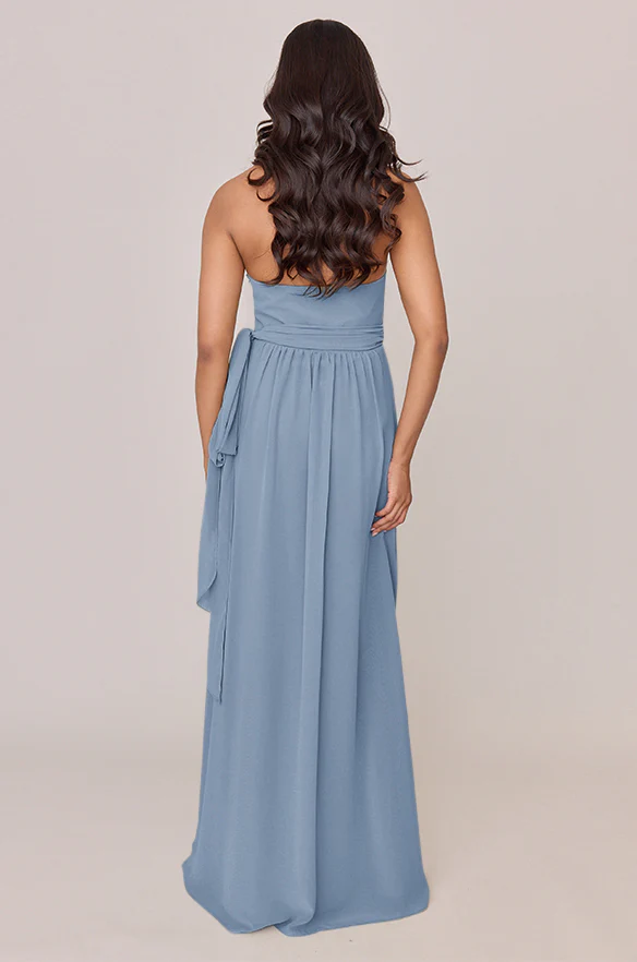 Hannah Chiffon Faux Wrap Dress | Made To Order - Image 82