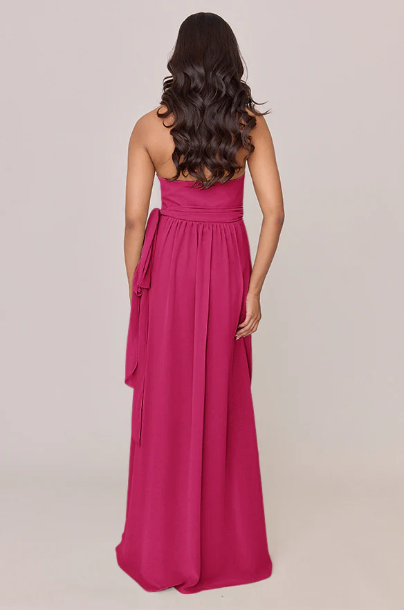 Hannah Chiffon Faux Wrap Dress | Made To Order - Image 84