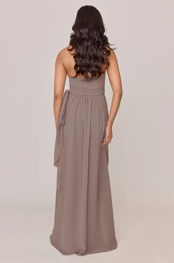 Hannah Chiffon Faux Wrap Dress | Made To Order - Image 86