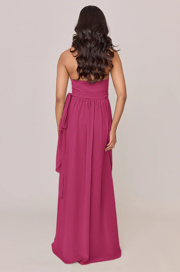 Hannah Chiffon Faux Wrap Dress | Made To Order - Image 94
