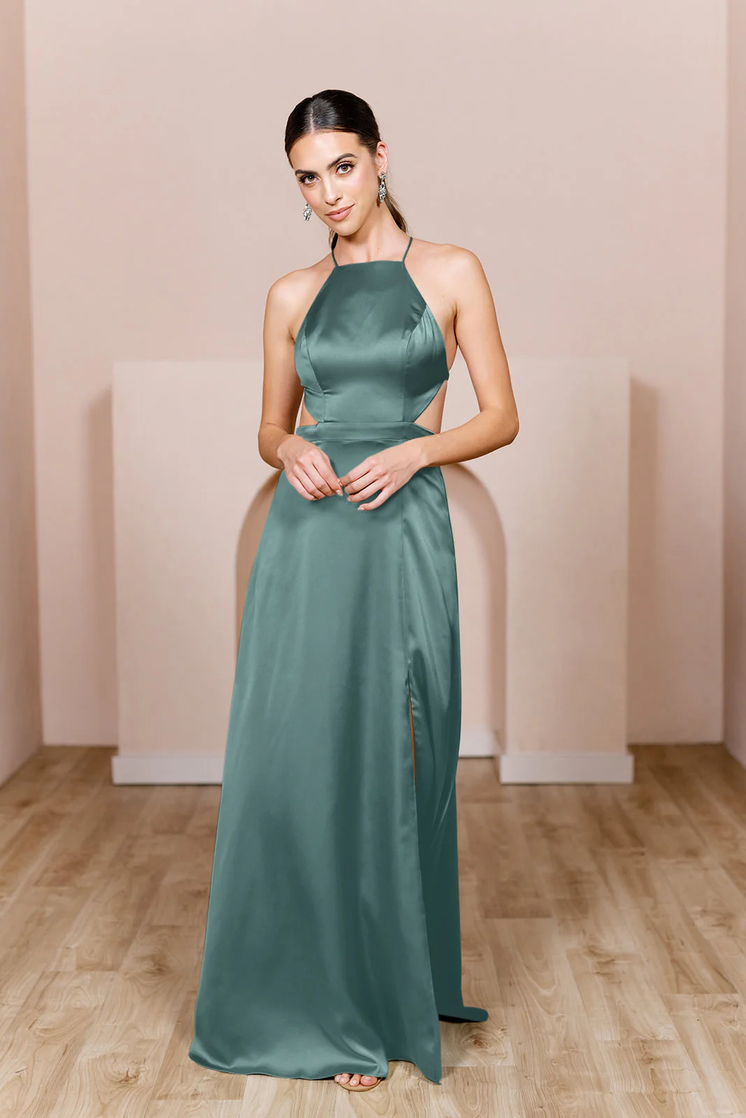 Haven Satin Dress | Made To Order - Image 151