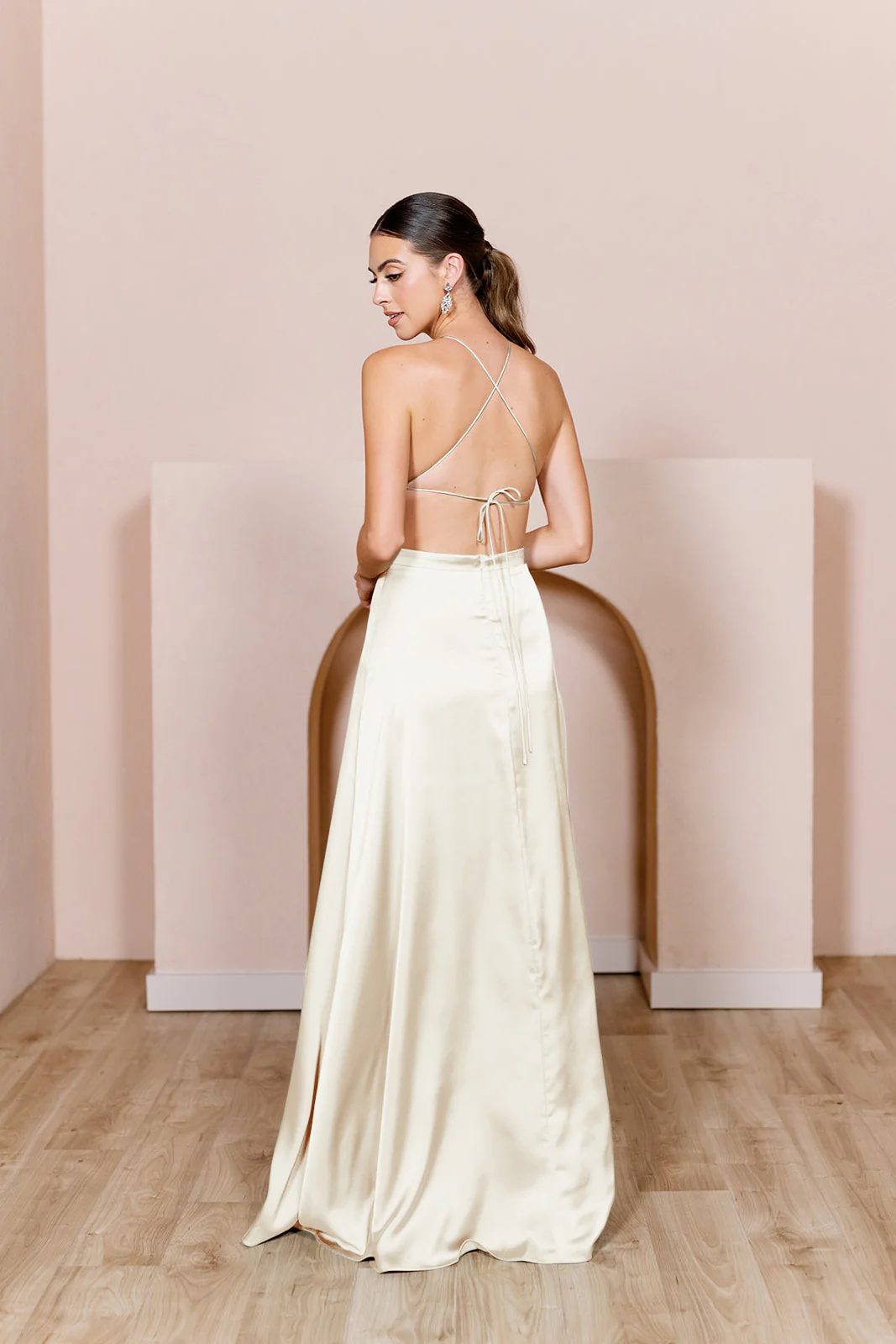 Haven Satin Dress | Made To Order - Image 154