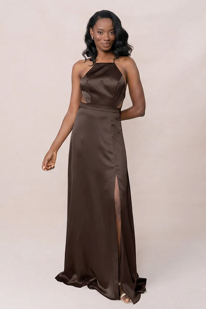 Haven Satin Dress | Made To Order - Image 170