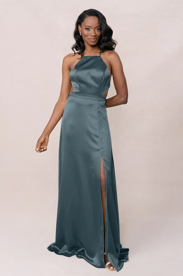 Haven Satin Dress | Made To Order - Image 85