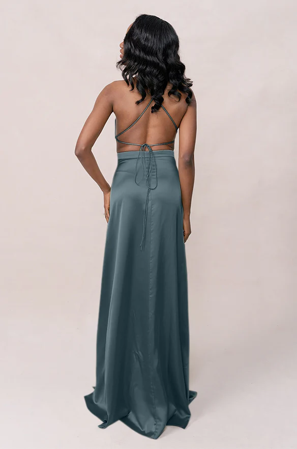 Haven Satin Dress | Made To Order - Image 86