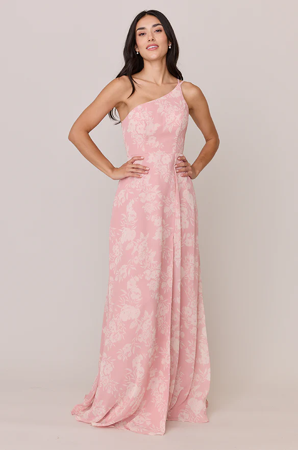Inez Chiffon Floral Print Dress | Made To Order