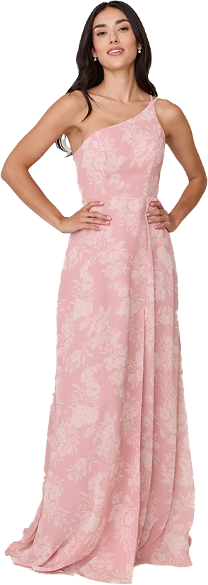 Inez Chiffon Floral Print Dress | Made To Order - Image 27