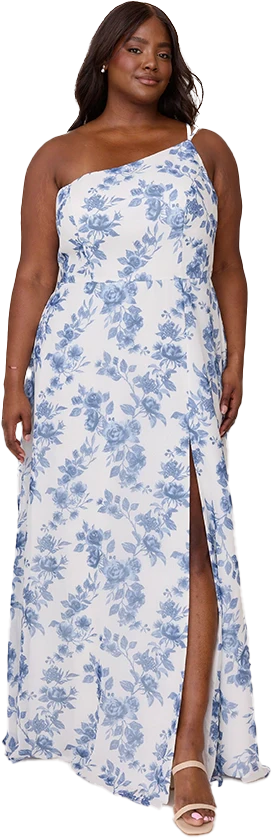 Inez Chiffon Floral Print Dress | Made To Order - Image 31