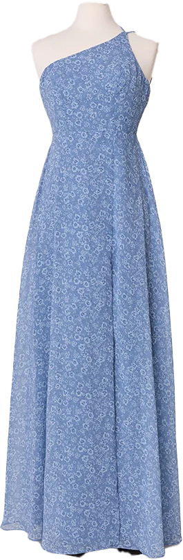 Inez Chiffon Floral Print Dress | Made To Order - Image 32
