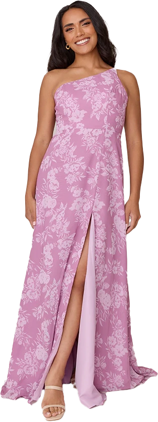 Inez Chiffon Floral Print Dress | Made To Order - Image 36