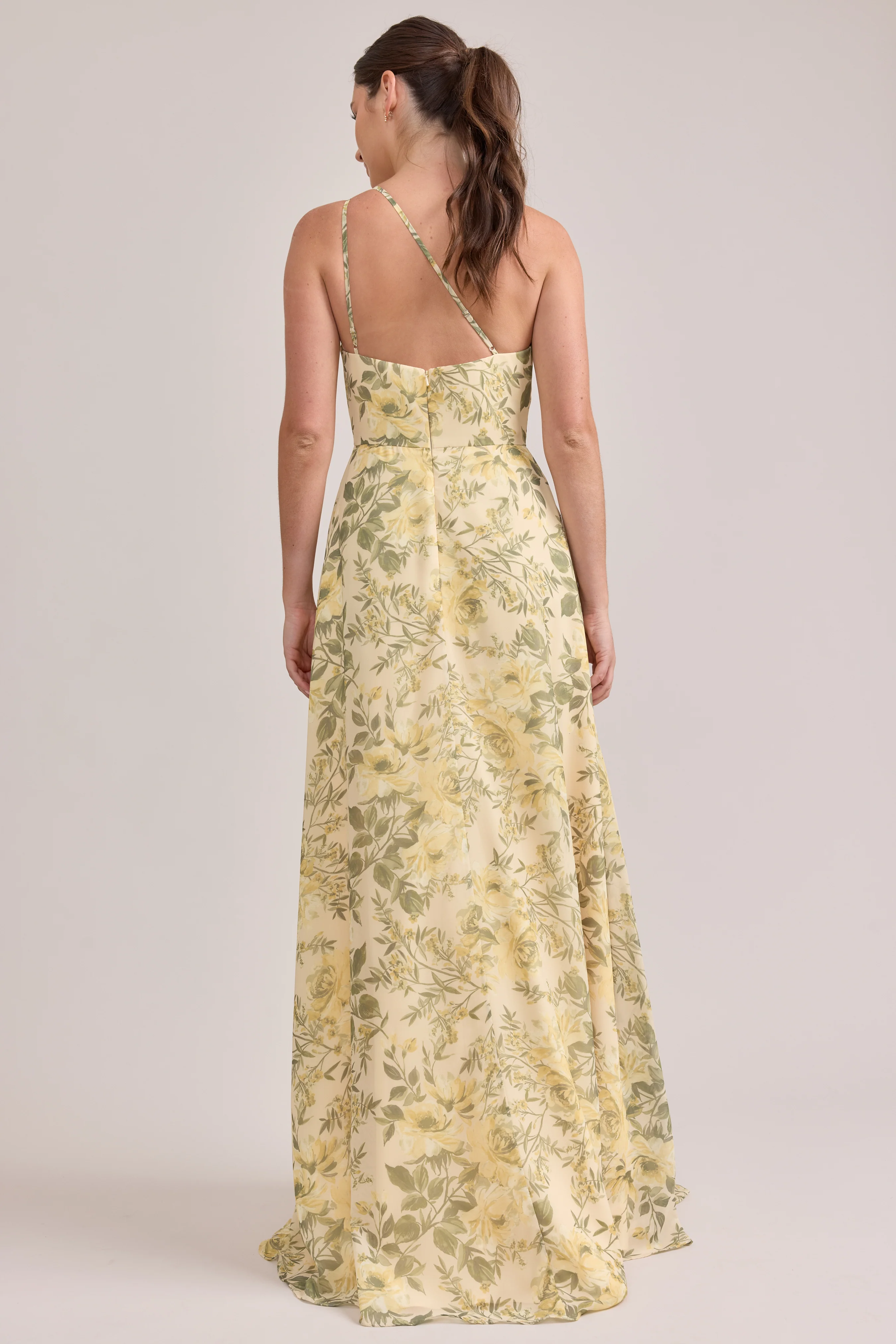 Inez Chiffon Floral Print Dress | Made To Order - Image 47