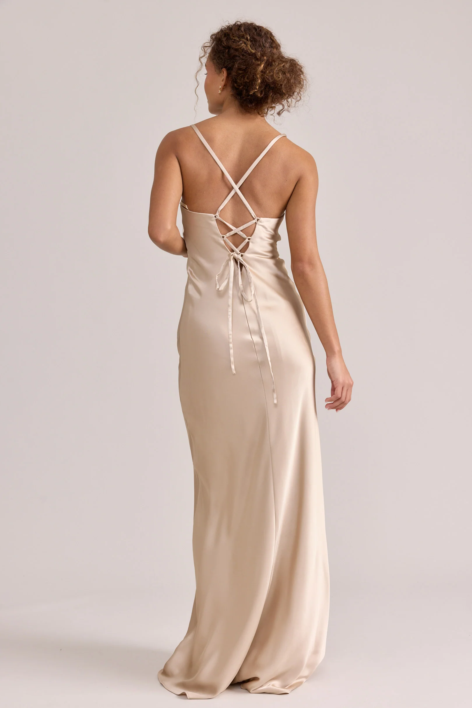 Iris Satin Dress | Ready To Ship - Image 8