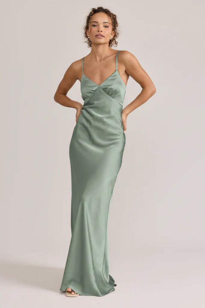Iris Satin Dress | Ready To Ship - Image 19