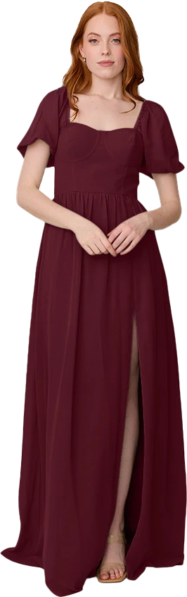 Isabella Chiffon Dress | Made To Order - Image 104