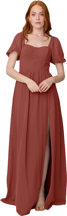 Isabella Chiffon Dress | Made To Order - Image 106