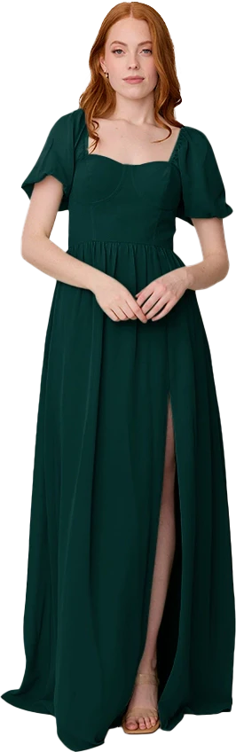 Isabella Chiffon Dress | Made To Order - Image 107