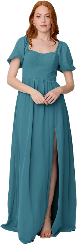 Isabella Chiffon Dress | Made To Order - Image 108