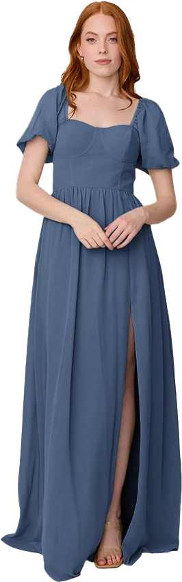 Isabella Chiffon Dress | Made To Order - Image 110