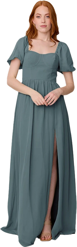 Isabella Chiffon Dress | Made To Order - Image 112