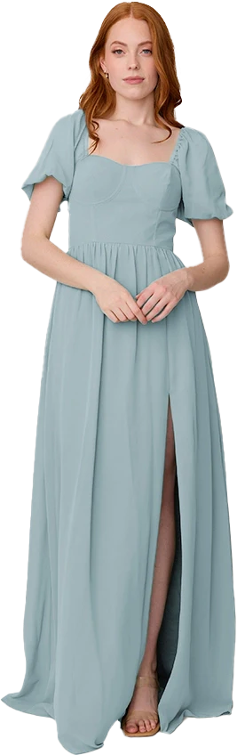 Isabella Chiffon Dress | Made To Order - Image 129