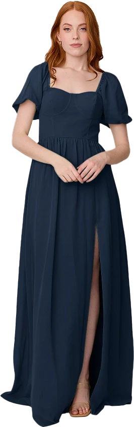 Isabella Chiffon Dress | Made To Order - Image 130