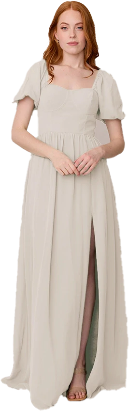 Isabella Chiffon Dress | Made To Order - Image 139