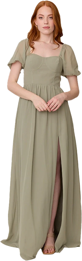 Isabella Chiffon Dress | Made To Order - Image 140