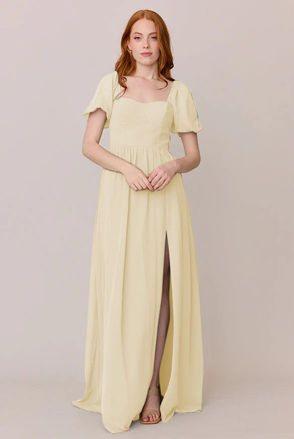 Isabella Chiffon Dress | Made To Order - Image 149