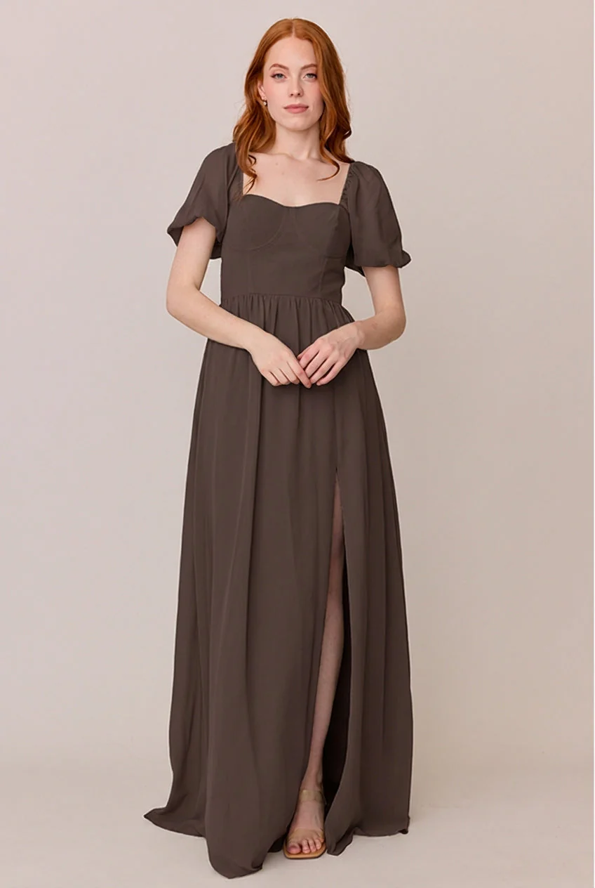 Isabella Chiffon Dress | Made To Order - Image 159