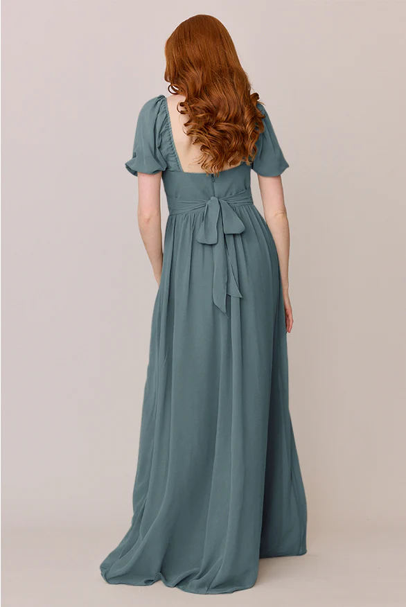 Isabella Chiffon Dress | Made To Order - Image 33
