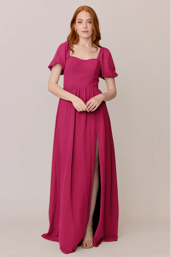 Isabella Chiffon Dress | Made To Order - Image 38