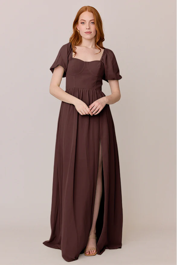 Isabella Chiffon Dress | Made To Order - Image 48