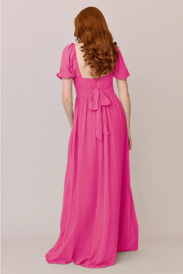 Isabella Chiffon Dress | Made To Order - Image 51