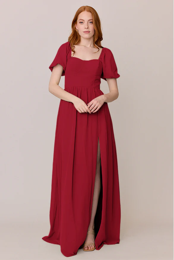 Isabella Chiffon Dress | Made To Order - Image 64