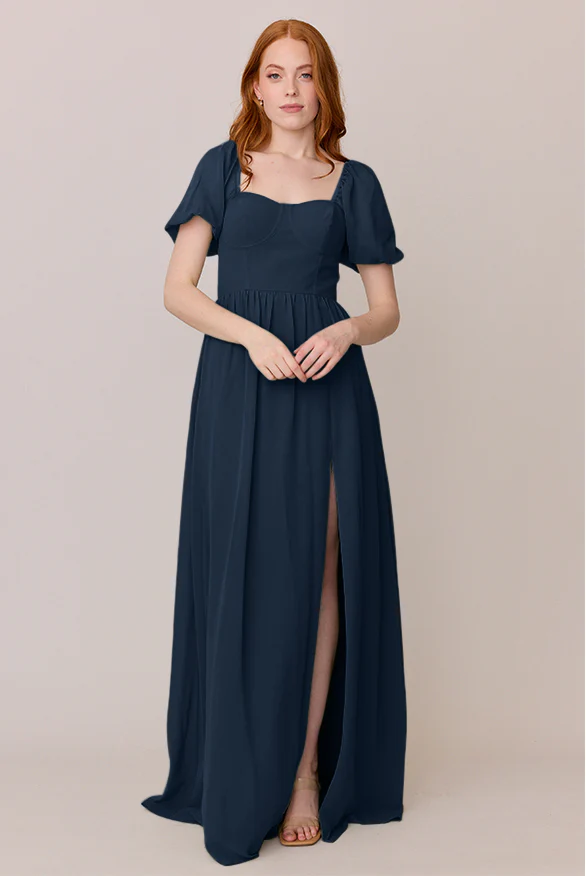 Isabella Chiffon Dress | Made To Order - Image 68