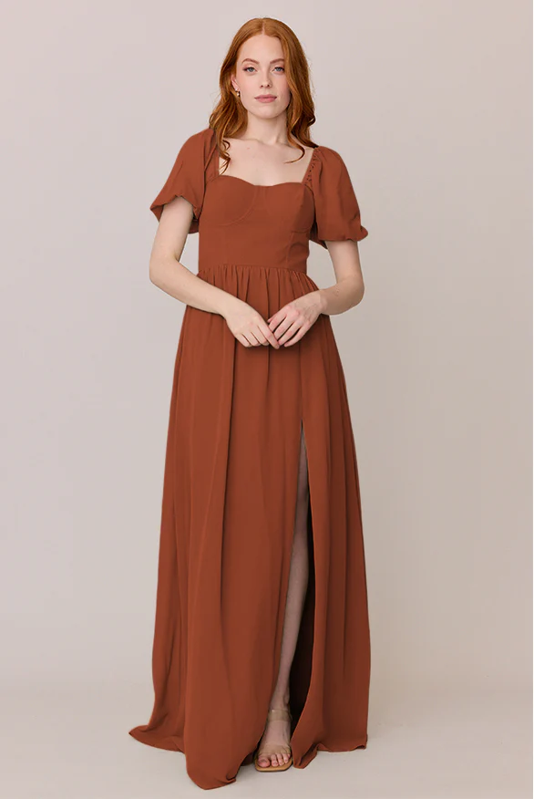 Isabella Chiffon Dress | Made To Order - Image 80