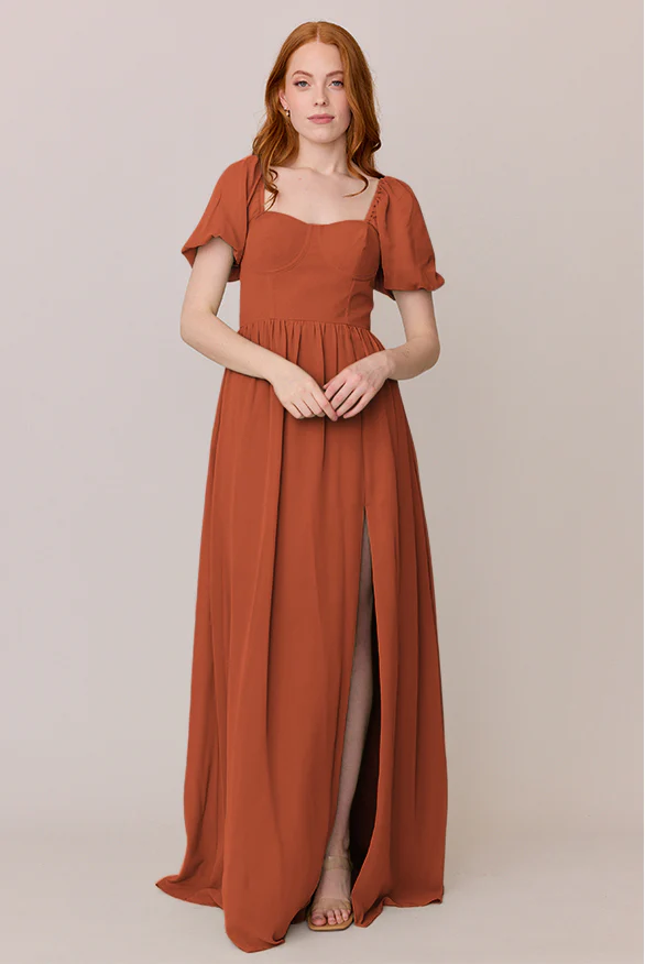 Isabella Chiffon Dress | Made To Order - Image 82