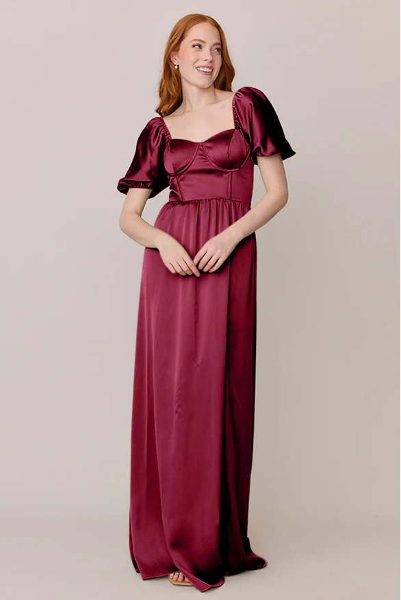 Isabella Satin Dress | Made To Order - Image 10