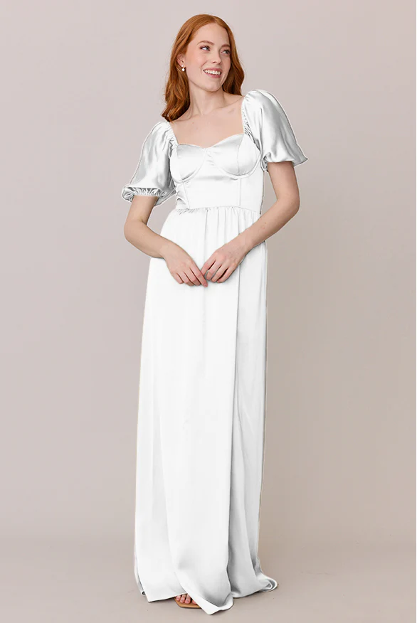 Isabella Satin Dress | Made To Order - Image 106