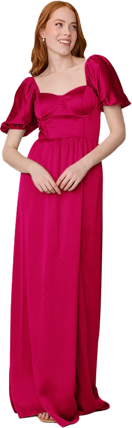 Isabella Satin Dress | Made To Order - Image 130